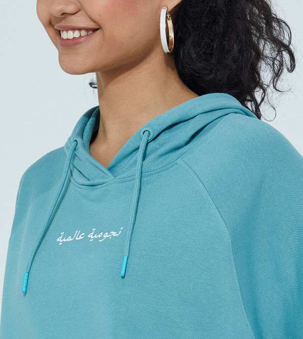 F5 al-lounge-essentials - أزرق Fashion Hoodie