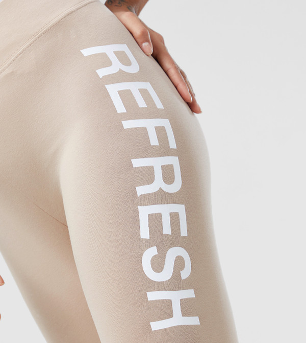 F5 Leggings - Beige Tights