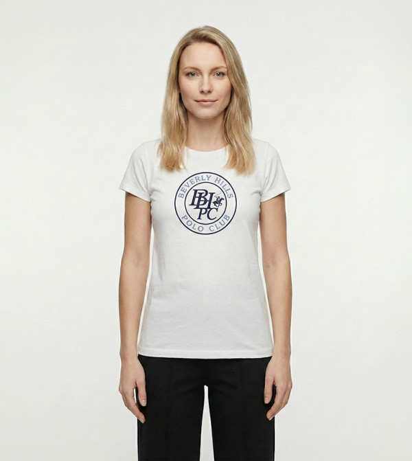 Beverly Hills Polo Club Beverly Hills Polo Club - White Short Sleeve T-Shirts