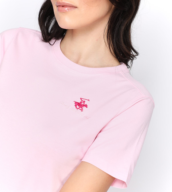Beverly Hills Polo Club clothing-store - Pink Casual T-Shirts