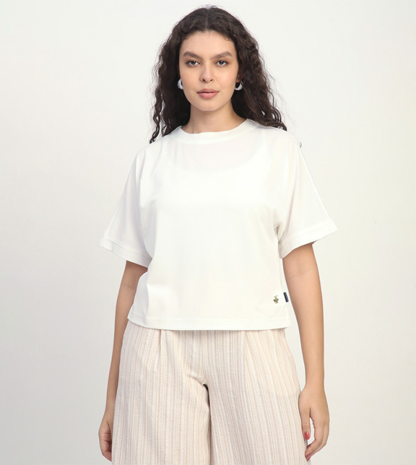 Beverly Hills Polo Club  Clothing - White Long Sleeve T-Shirts