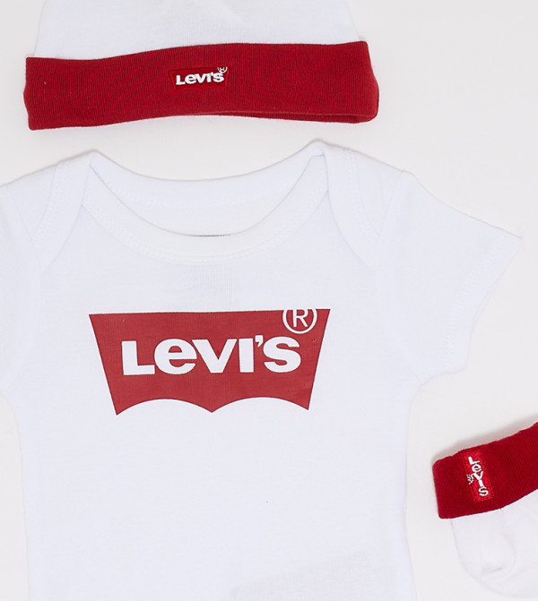 ليفايز cool-kid-uniforms-k - أبيض "مجموعات الملابس "