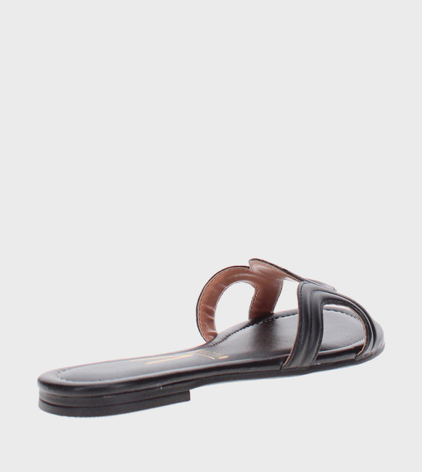Vizzano Vizzano - Black Flat Sandals