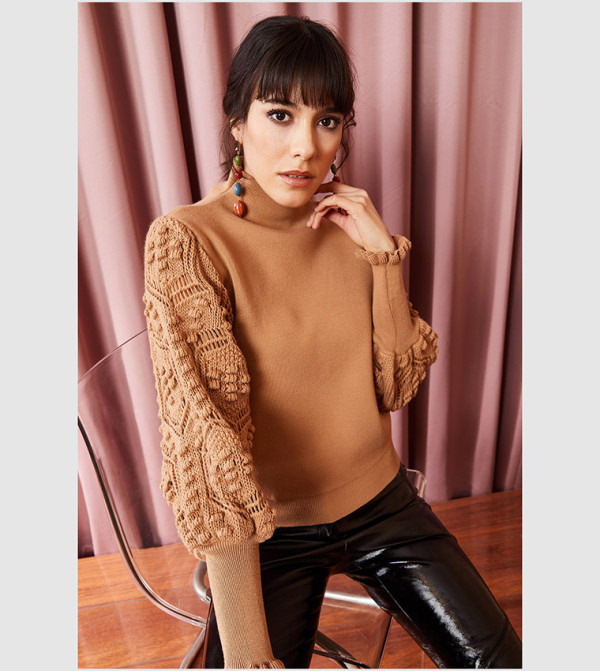 Olalook Olalook - Brown Tops & Blouses