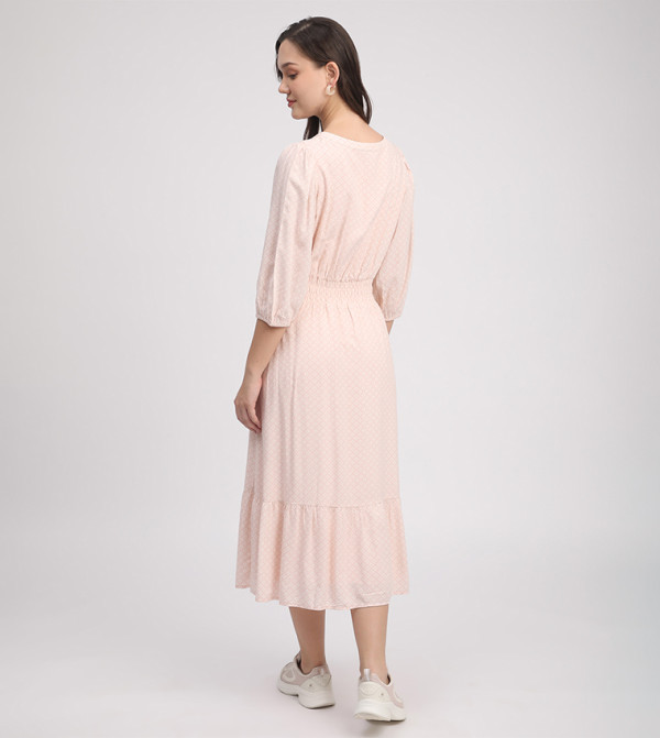Beverly Hills Polo Club Midi Dresses - Pink Midi Dresses