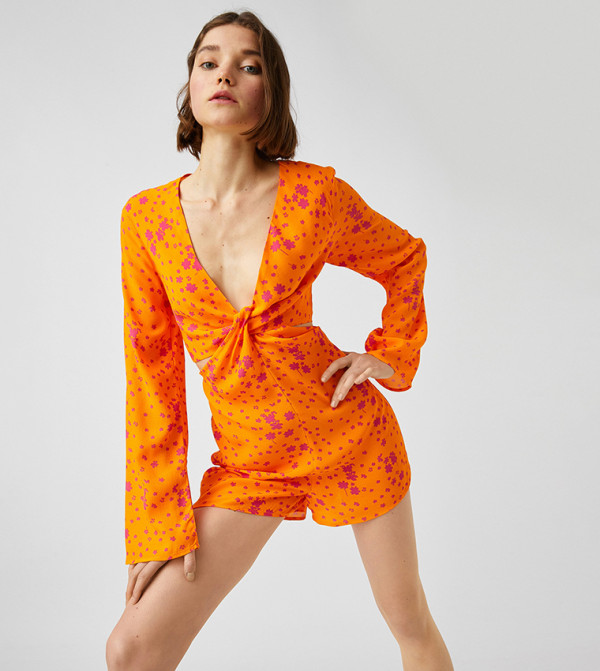 Koton  Playsuits - Orange Playsuits