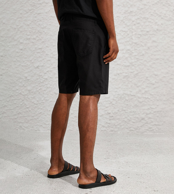 Koton Chino Shorts - Black Chino Shorts
