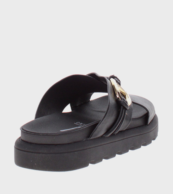 Vizzano Vizzano - Black Flat Sandals