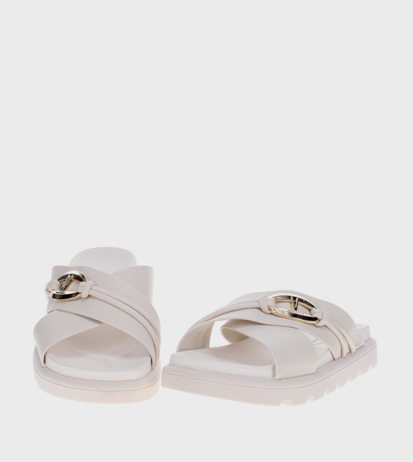 Vizzano Vizzano - Off White Flat Sandals