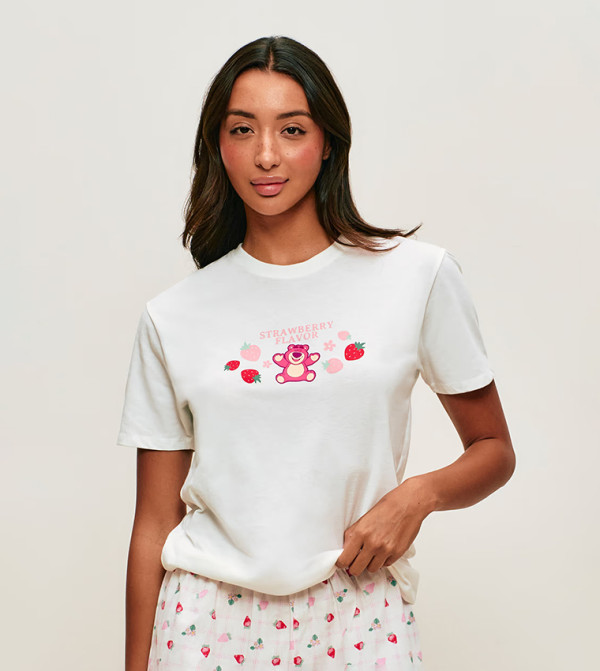 Undiz Undiz - Cream Short Sleeve T-Shirts