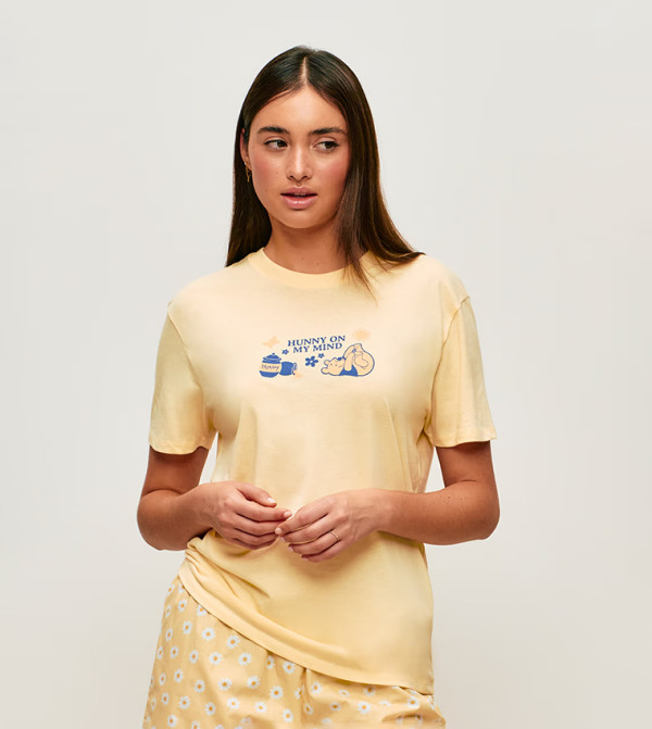 Undiz Undiz - Yellow Short Sleeve T-Shirts