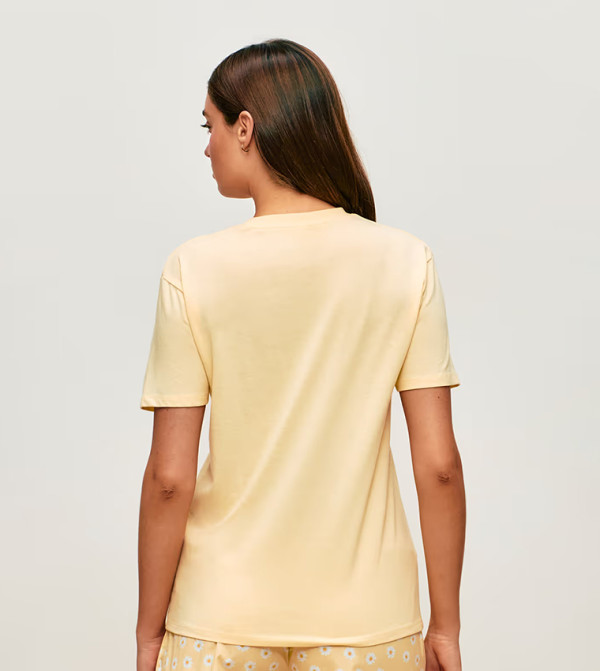 Undiz Undiz - Yellow Short Sleeve T-Shirts
