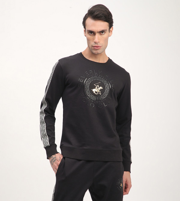 Beverly Hills Polo Club  Sweatshirts - Black Sweatshirts