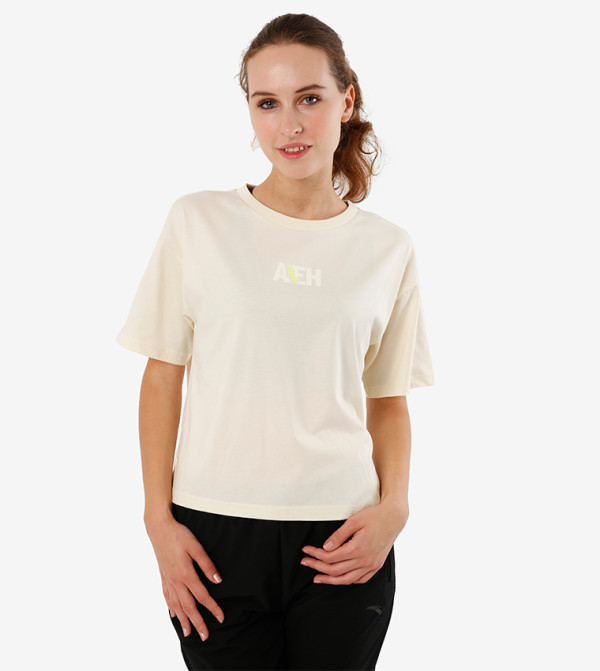 Anta Anta - White Casual T-Shirts
