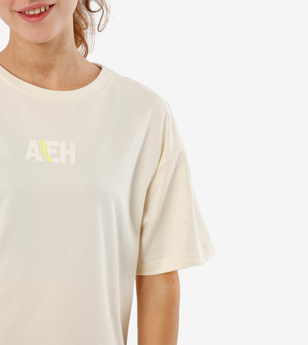 Anta Anta - White Casual T-Shirts