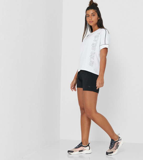 Anta Anta - White Casual T-Shirts