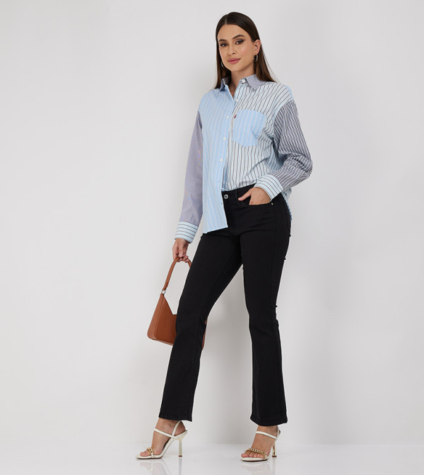 Levi's  Flared Jeans - Navy Flared Jeans