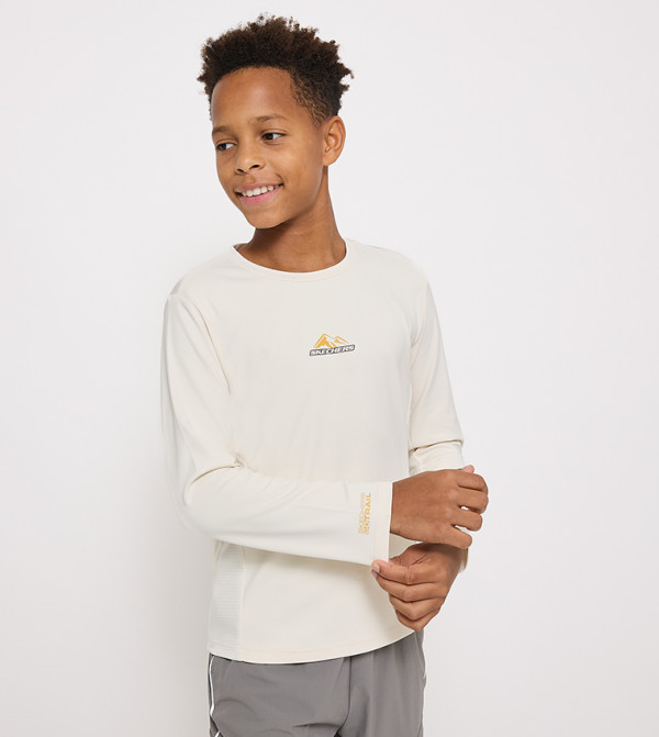 Skechers Hoodies & Jackets - Beige Sweatshirts