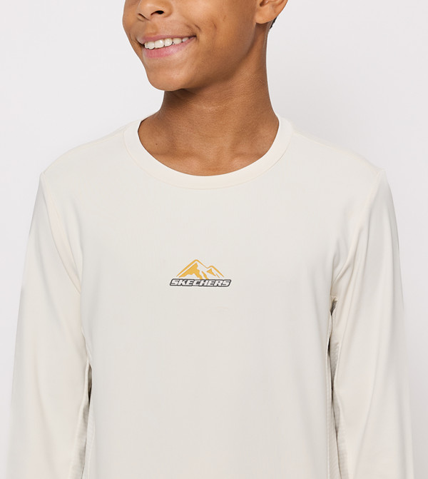 Skechers Hoodies & Jackets - Beige Sweatshirts