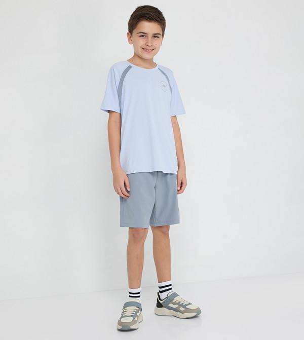 Skechers  Sportswear - Blue Top & Shorts