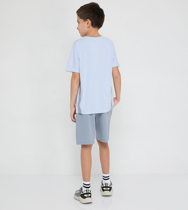 Skechers  Sportswear - Blue Top & Shorts