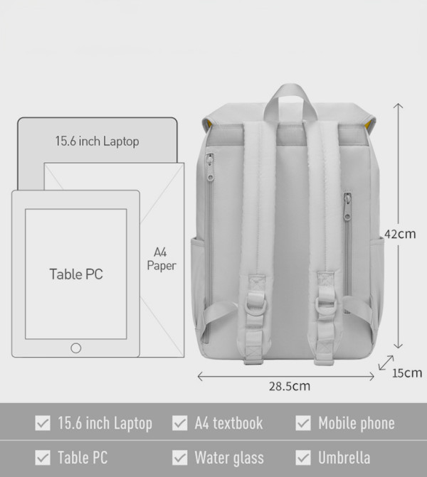 MHA MHA - Grey Backpacks