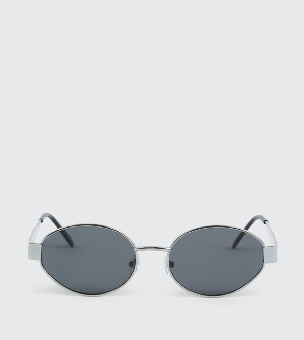 Ardene Round Sunglasses - Silver undefined