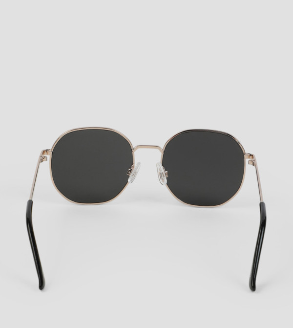 Ardene  Round Sunglasses - Gold undefined