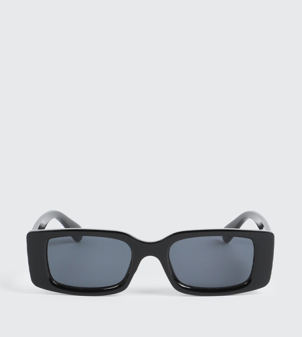 Ardene  Square Sunglasses - BLACK undefined