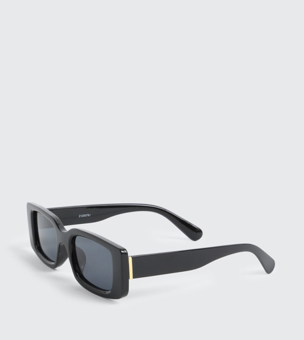 Ardene  Square Sunglasses - BLACK undefined