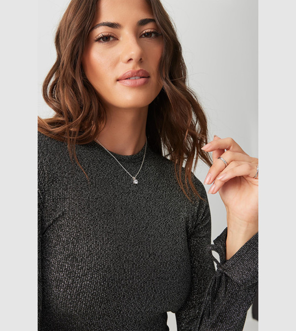 Ardene Ardene - Dark Grey Cropped Tops