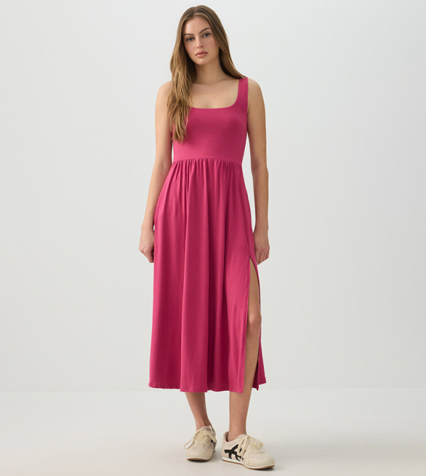 اردين  فساتين كاجوال - وردي Midi Dresses