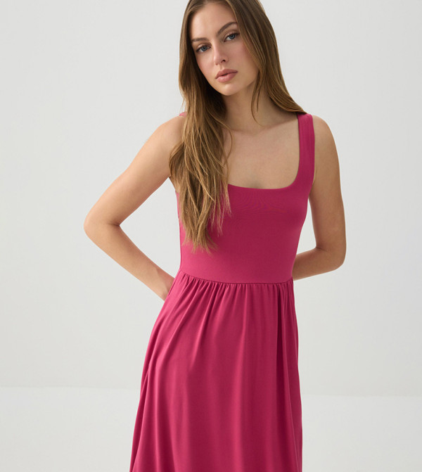 اردين  فساتين كاجوال - وردي Midi Dresses