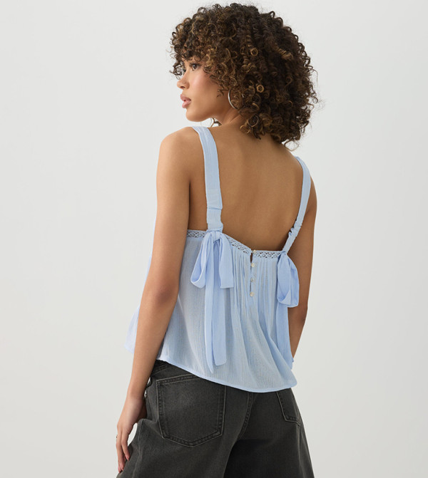 اردين  توبات بلا أكمام  - أزرق فاتح Sleeveless Tops