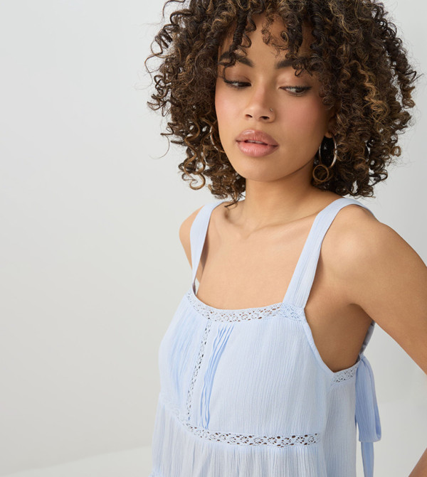اردين  توبات بلا أكمام  - أزرق فاتح Sleeveless Tops