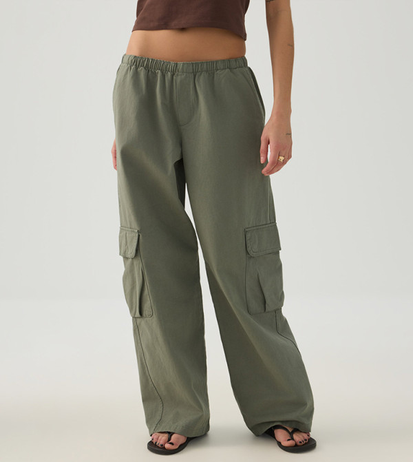 Ardene  Cargos - Khaki Cargos
