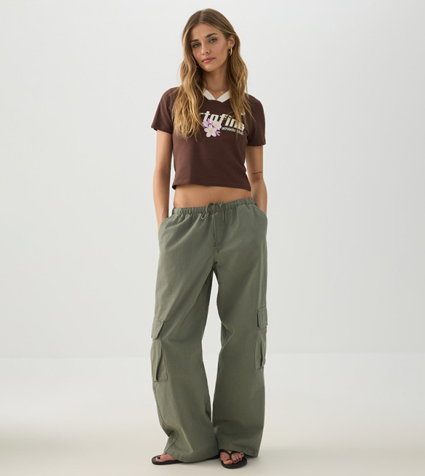 Ardene  Cargos - Khaki Cargos