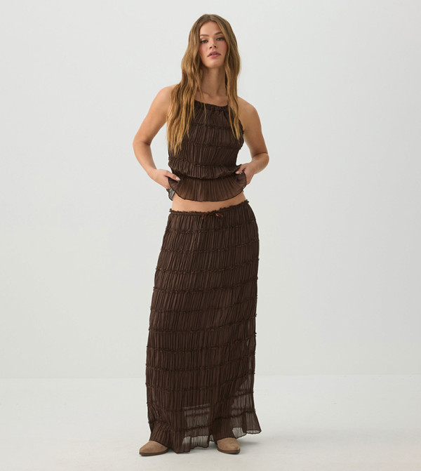 اردين  تنانير - بني  Maxi Skirts
