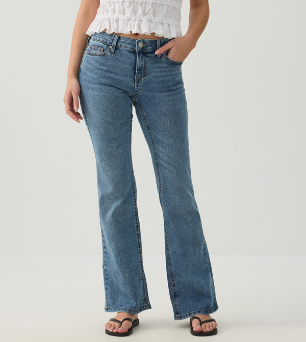 Ardene  Bootcut Jeans - Blue Bootcut Jeans
