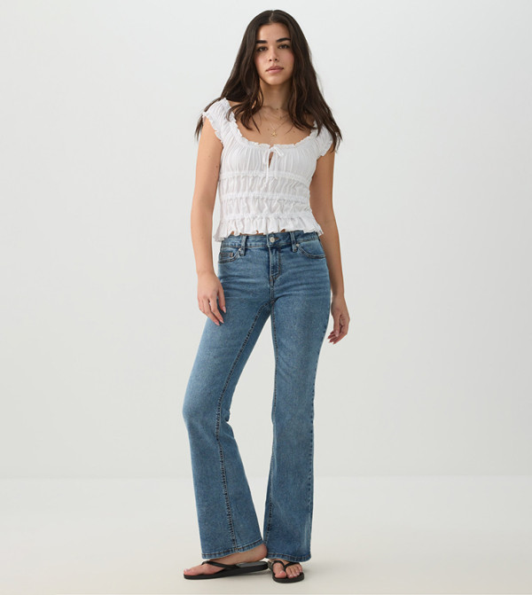 Ardene  Bootcut Jeans - Blue Bootcut Jeans