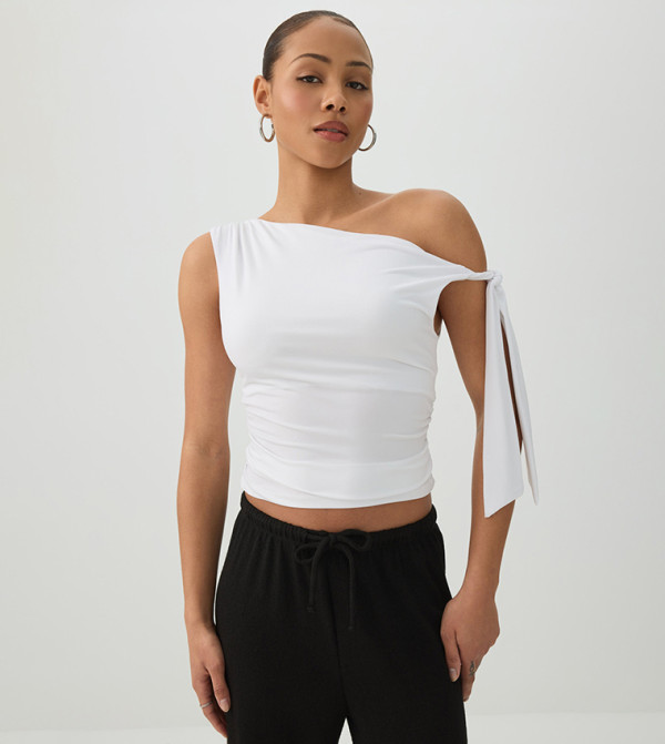 Ardene Ardene - White Cropped Tops