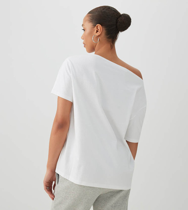 Ardene  T-Shirts - White Short Sleeve T-Shirts