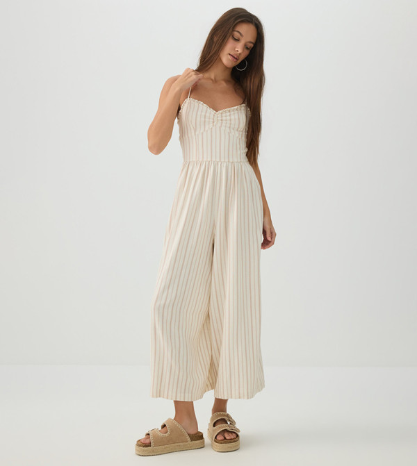 اردين  افرولات وجمبسوت - أوف وايت  Mini Dresses
