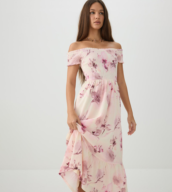 Ardene  Clothing - Light Pink Midi Dresses