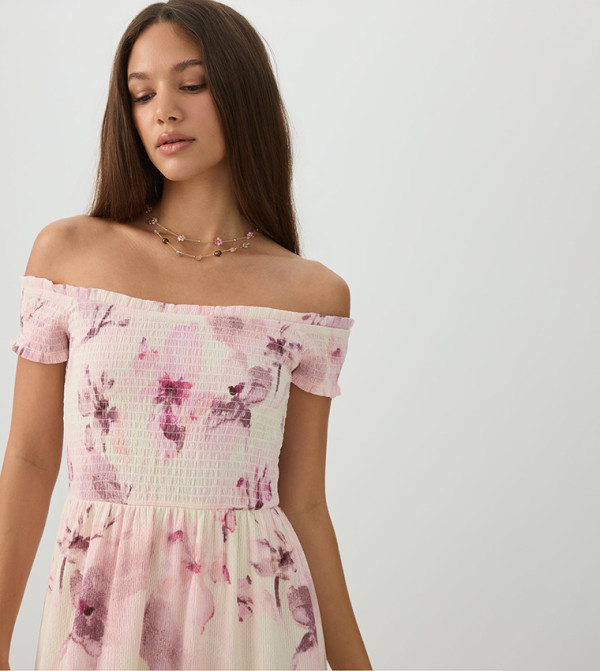 Ardene  Clothing - Light Pink Midi Dresses