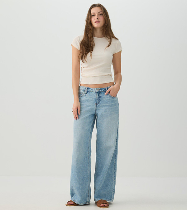 اردين  توبات قصيرة - بيج Cropped Tops