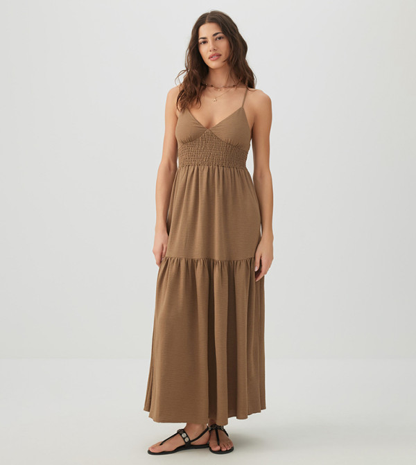 Ardene  Maxi Dresses - Brown Maxi Dresses