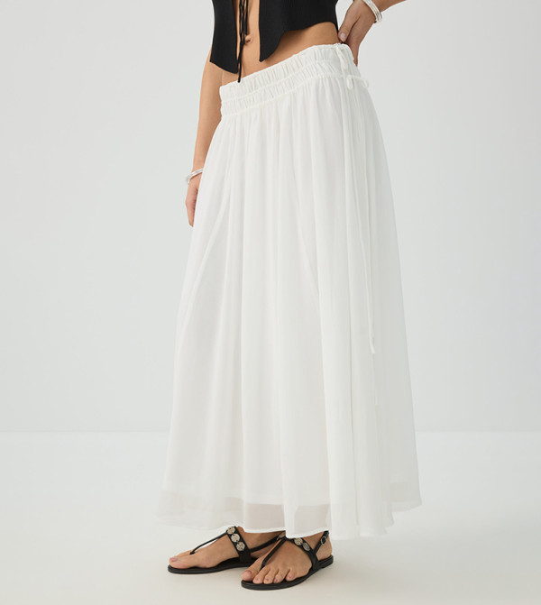 اردين  تنانير طويلة - أبيض Maxi Skirts