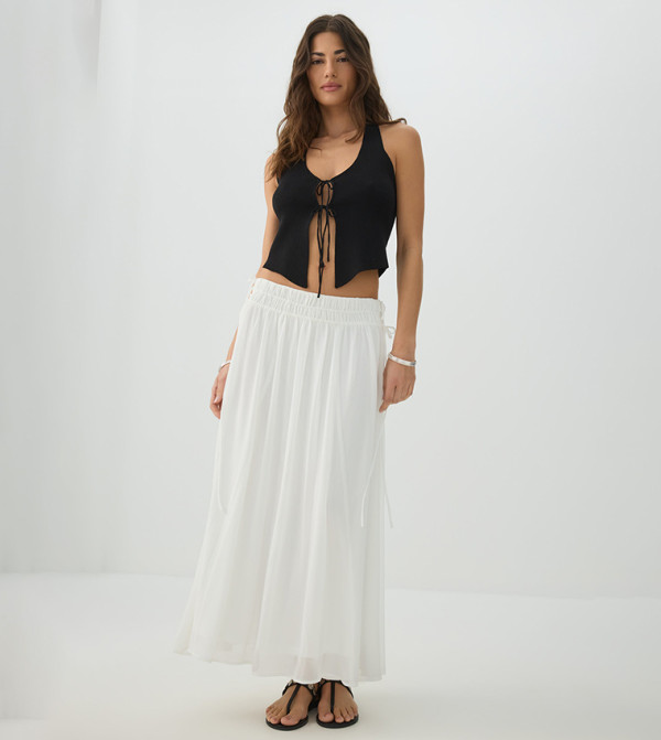 اردين  تنانير طويلة - أبيض Maxi Skirts