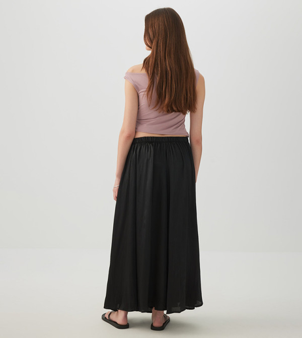 Ardene Maxi Skirts - BLACK Maxi Skirts